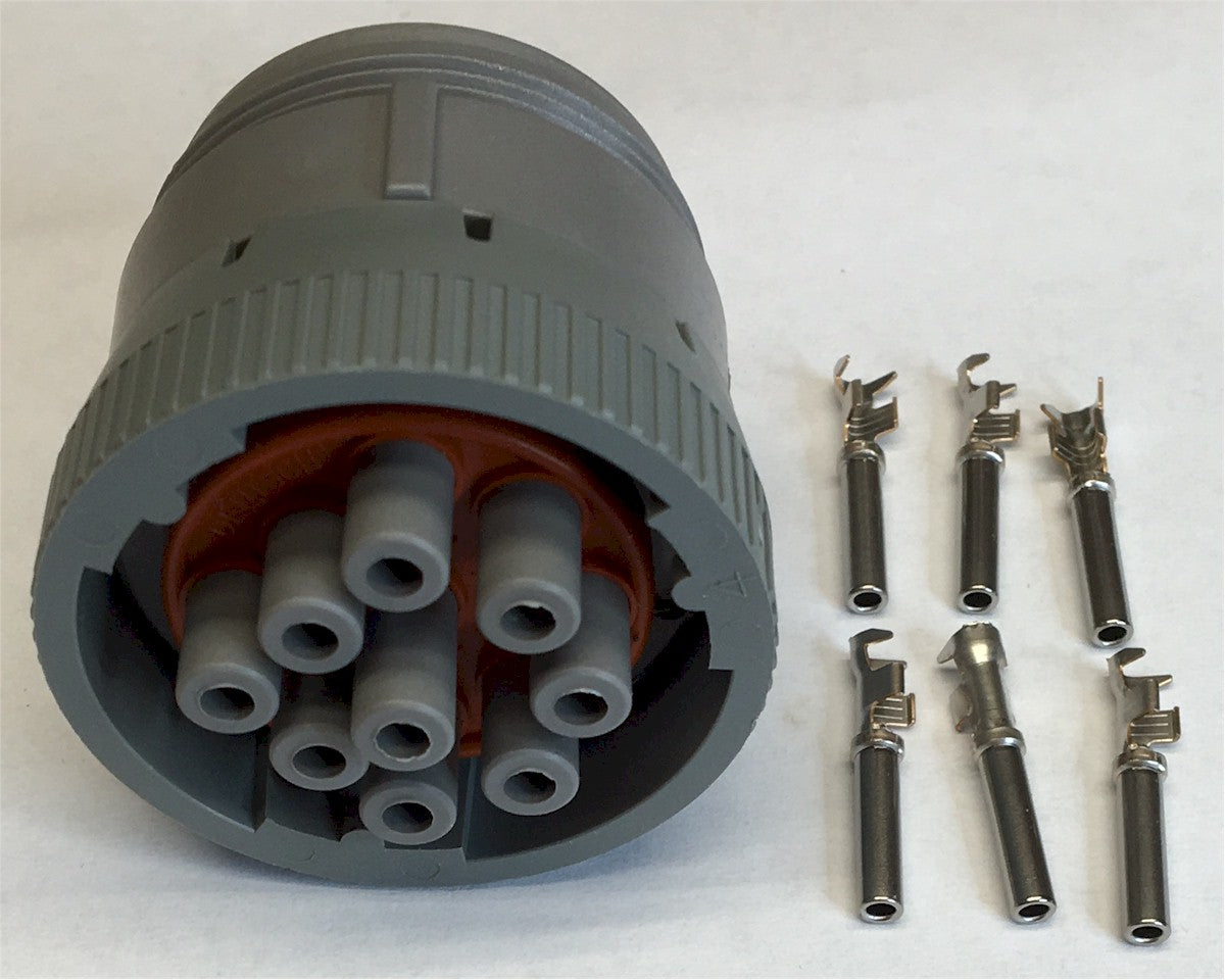 CAT (Gray) Female Test Connector, 9-position