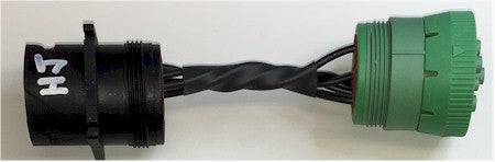 J1939 Type 2 Female H/J to J1939 Type 1 Male Adapter