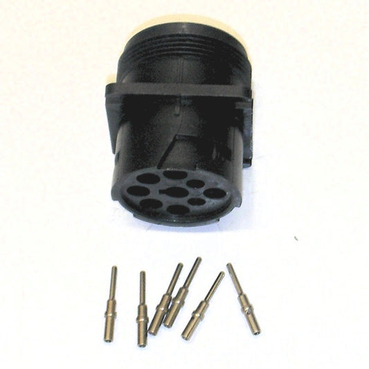 J1939 Type 1 (Black) Male Vehicle Connector, 9-position