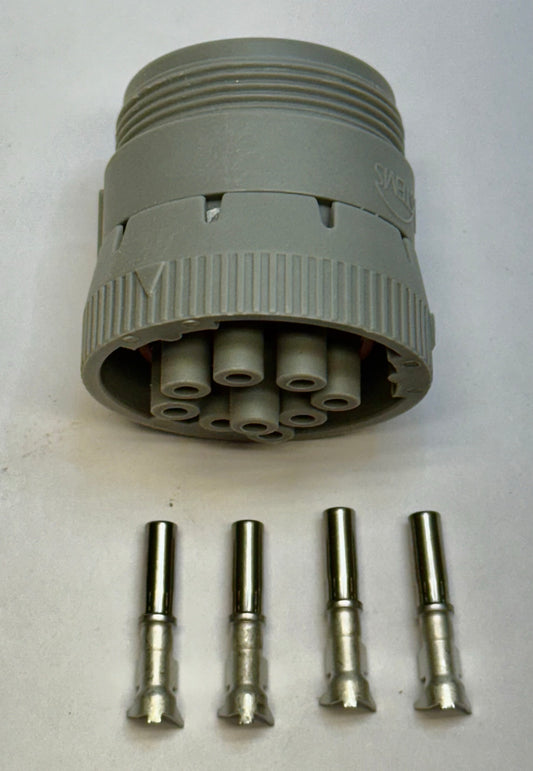 J1708 Locking Female Test Connector, with 4 sockets